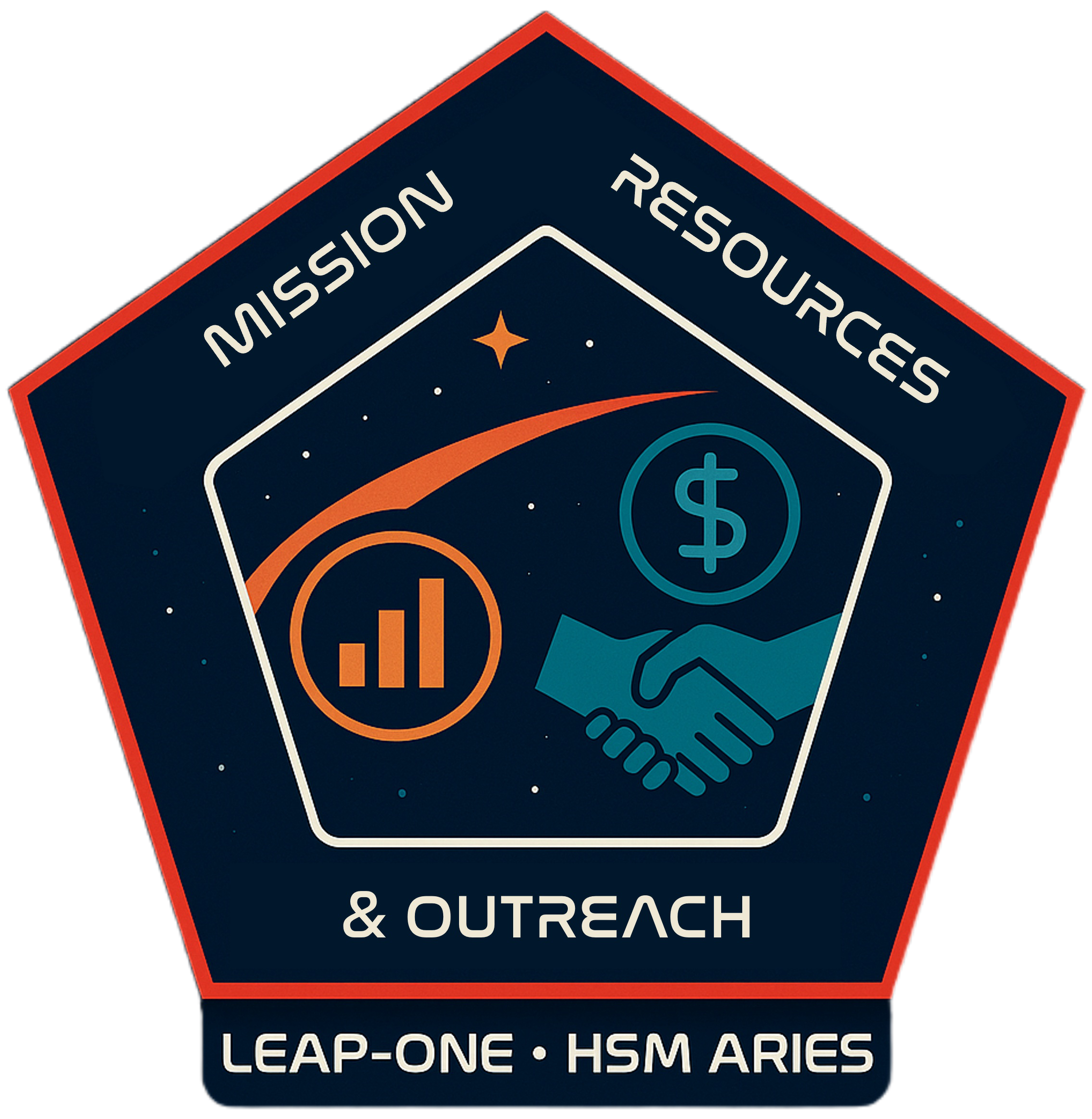 Mission, Resources & Outreach badge